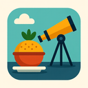 icon_food_telescope_flat_design icon preview