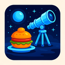 icon_food_telescope_futuristic icon preview