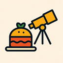 icon_food_telescope_geometric icon preview