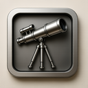 icon_food_telescope_metallic icon preview