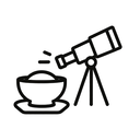 icon_food_telescope_minimal_outline icon preview