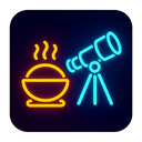 icon_food_telescope_neon icon preview