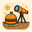 icon_food_telescope_rounded icon preview