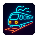 icon_food_train_neon icon preview