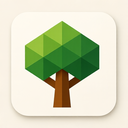 icon_food_tree_geometric icon preview