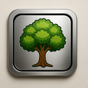 icon_food_tree_metallic icon preview