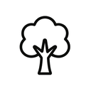 icon_food_tree_minimal_outline icon preview