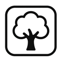 icon_food_tree_monochrome icon preview