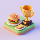 icon_food_trophy_3d_isometric icon preview