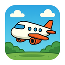 icon_gaming_airplane_cartoon icon preview