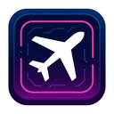 icon_gaming_airplane_cyberpunk icon preview