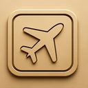 icon_gaming_airplane_embossed icon preview