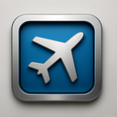 icon_gaming_airplane_metallic icon preview