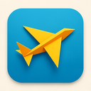 icon_gaming_airplane_origami icon preview