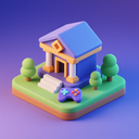 icon_gaming_bank_3d_isometric icon preview