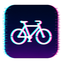 icon_gaming_bicycle_digital_glitch icon preview