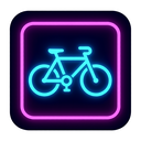 icon_gaming_bicycle_neon icon preview