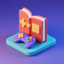 icon_gaming_book_3d_isometric icon preview