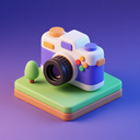 icon_gaming_camera_3d_isometric icon preview