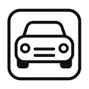 icon_gaming_car_monochrome icon preview