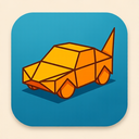 icon_gaming_car_origami icon preview