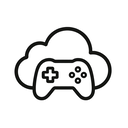 icon_gaming_cloud_line_art icon preview