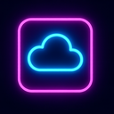 icon_gaming_cloud_neon icon preview