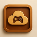 icon_gaming_cloud_wooden icon preview