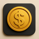 icon_gaming_coin_embossed icon preview