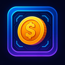 icon_gaming_coin_futuristic icon preview