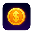 icon_gaming_coin_glow_effect icon preview