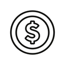 icon_gaming_coin_minimal_outline icon preview