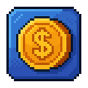 icon_gaming_coin_pixel_art icon preview
