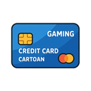 icon_gaming_credit_card_cartoon icon preview