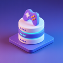 icon_gaming_database_3d_isometric icon preview