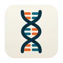 icon_gaming_dna_strand_flat_design icon preview