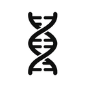 icon_gaming_dna_strand_monochrome icon preview