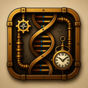 icon_gaming_dna_strand_steampunk icon preview