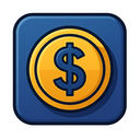 icon_gaming_dollar_sign_filled icon preview