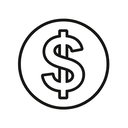 icon_gaming_dollar_sign_line_art icon preview
