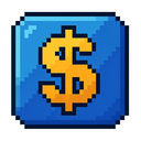 icon_gaming_dollar_sign_pixel_art icon preview