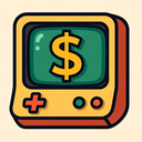 icon_gaming_dollar_sign_retro icon preview