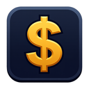 icon_gaming_dollar_sign_sharp_edges icon preview