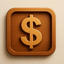 icon_gaming_dollar_sign_wooden icon preview