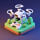 icon_gaming_drone_3d_isometric icon preview