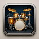 icon_gaming_drum_metallic icon preview