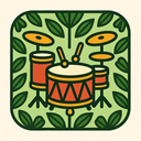 icon_gaming_drum_organic_pattern icon preview