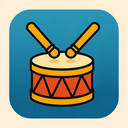 icon_gaming_drum_origami icon preview