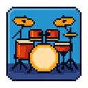 icon_gaming_drum_pixel_art icon preview