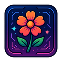 icon_gaming_flower_cyberpunk icon preview
